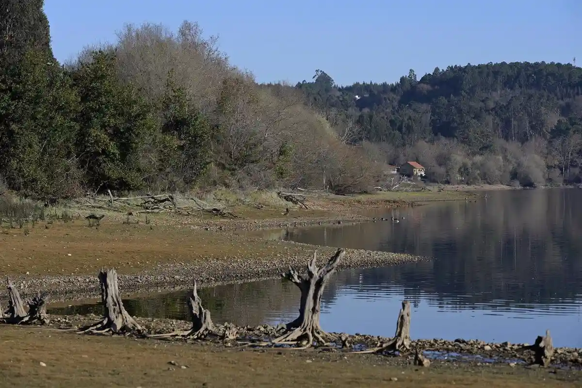 Las cuencas de los ríos Mero y Anllóns en situación de prealerta por sequía. Embalse de Abegondo-Cecebre / Foto: EP