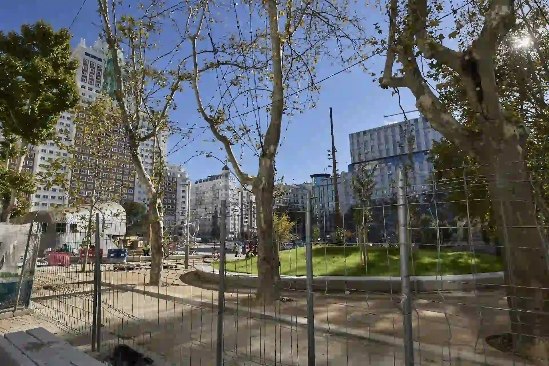 UP urge a los alcaldes blindar sus árboles y promover ciudades verdes. Plaza de España, Madrid / Jesús Hellín - EP