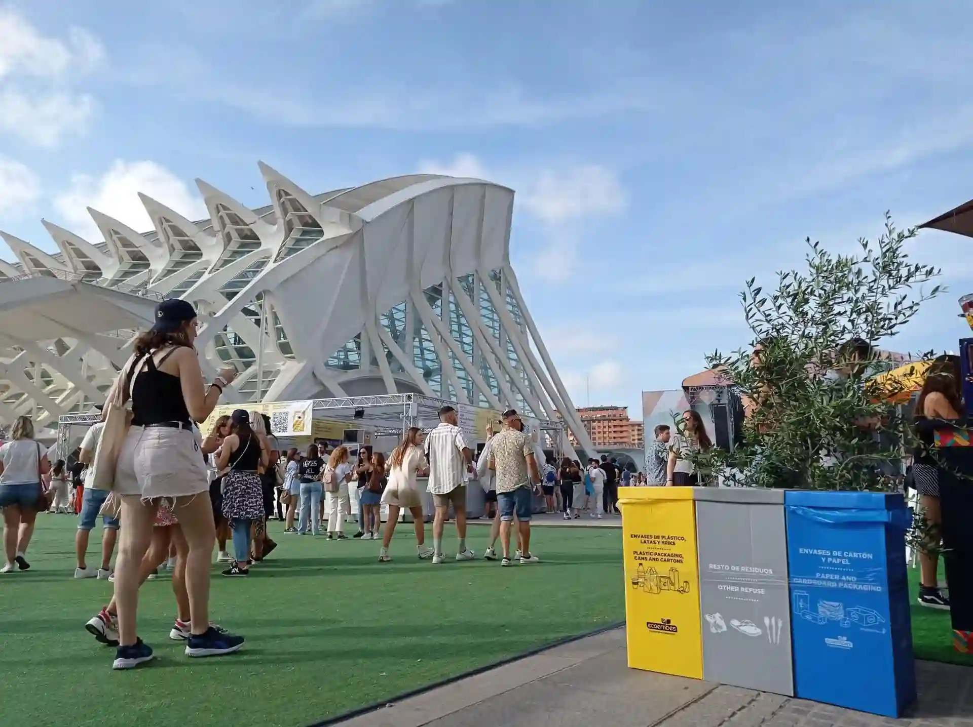 40 festivales este verano apoyan el reciclaje con papeleras dispuestas por Ecoembes / Foto: Ecoembes