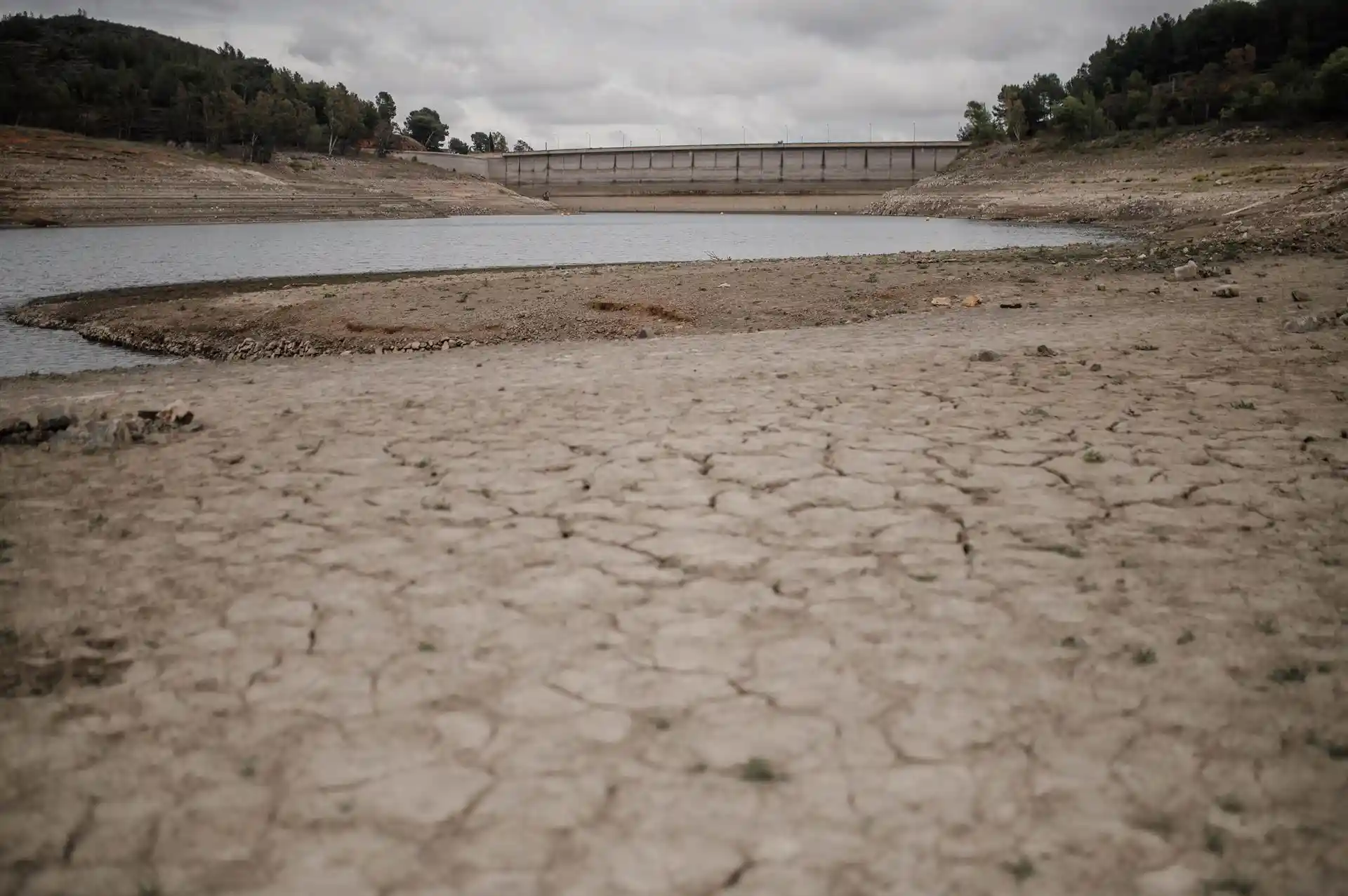 "Estado de emergencia por sequía hidrológica". Pantano de Riudecanyes, Tarragona / Foto: Laia Solanellas - EP