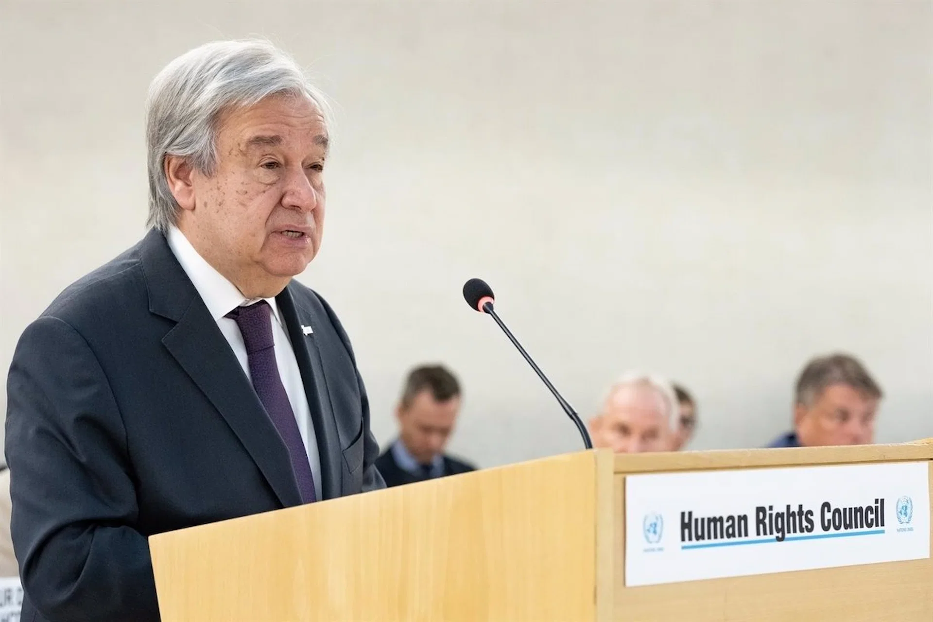 El secretario general de la ONU, António Guterres, condena la muerte de Villavicencio / Foto: EP
