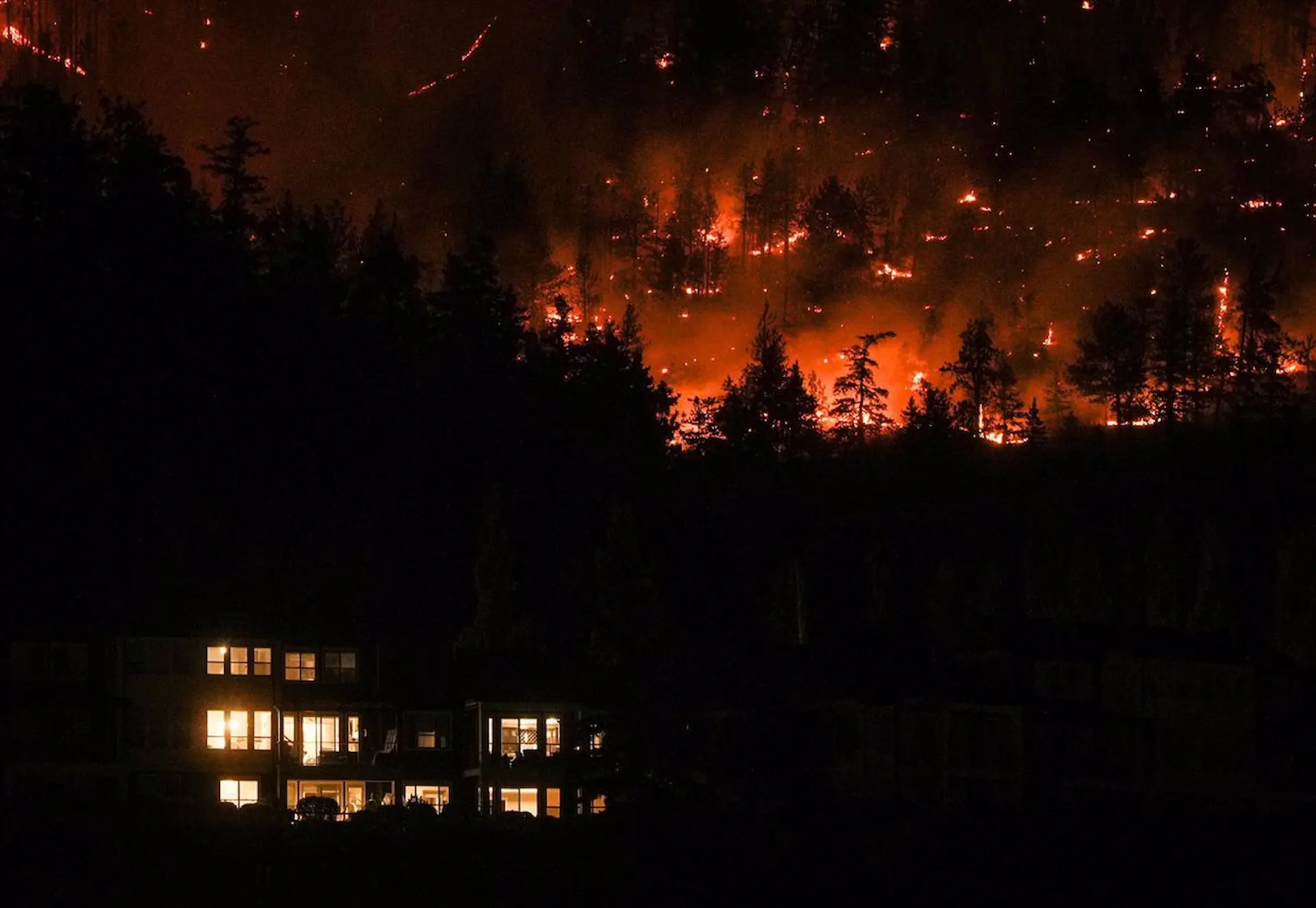 Incendios forestales de McDougall Creek, en la provincia de la Columbia Británica, en Canadá / Foto: EP