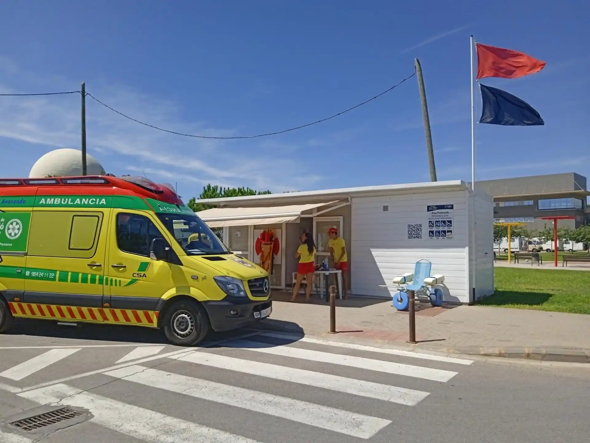 Prohibido el baño en dos playas de Castellón por presencia de aguas fecales / Foto: Ayto. de Castellón