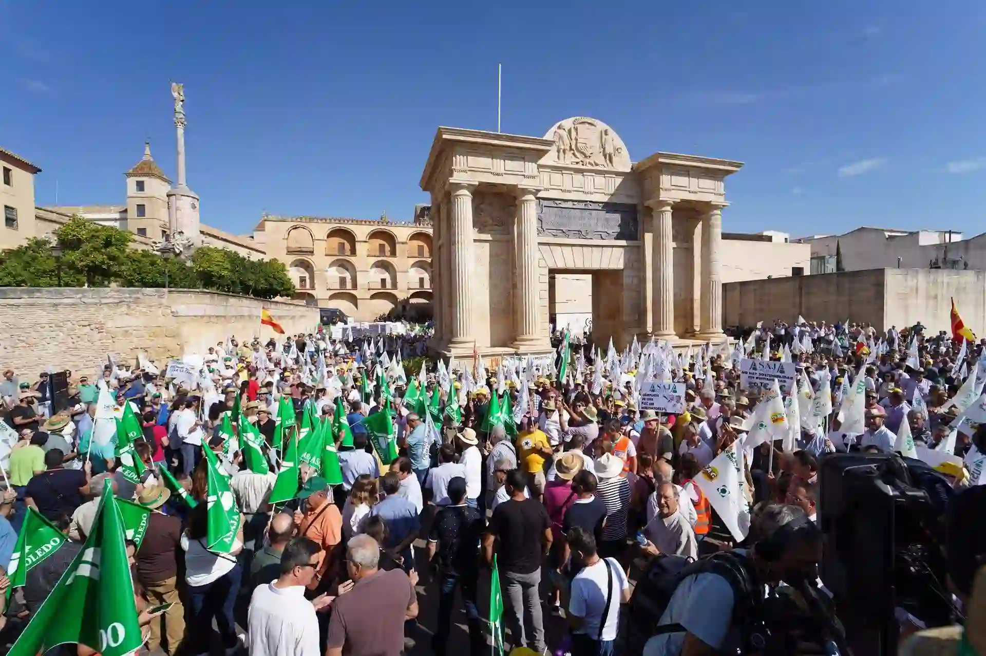 Manifestación de agricultores y ganaderos en Córdoba / Foto: EP