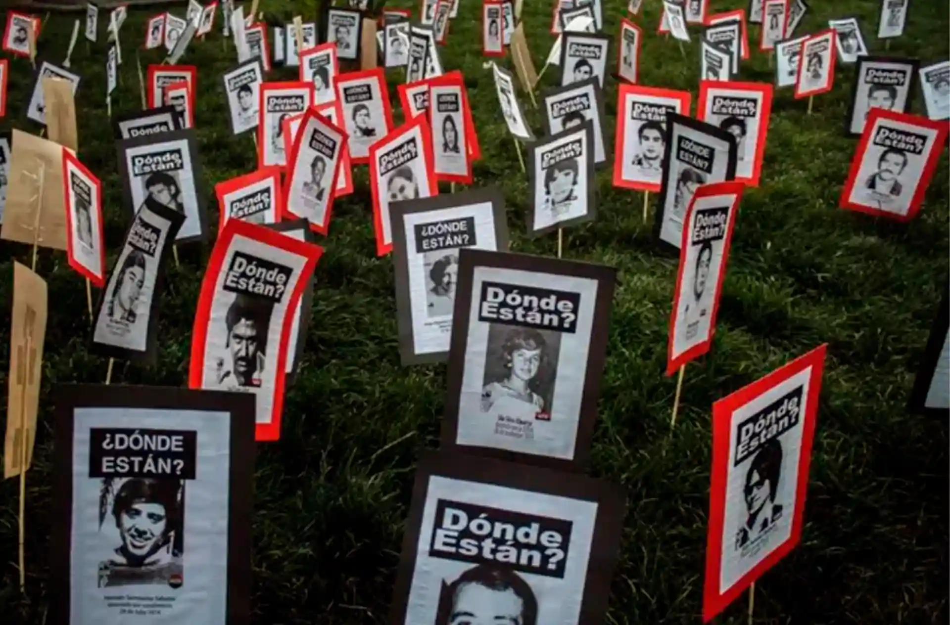 Homenaje a los desaparecidos en la dictadura chilena en Valparaíso.  Golpe de Estado de Pinochet / Foto: EP