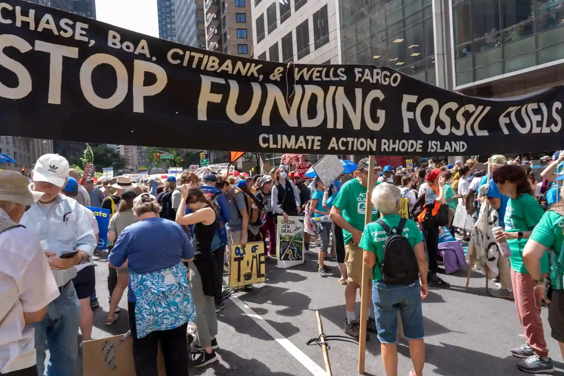 Marcha por el fin de los combustibles fósiles en Nueva York / Foto: EP