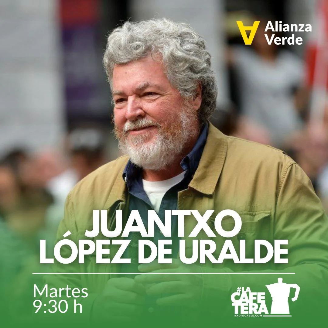 Juantxo López de Uralde de Alianza Verde, reclama 5 medidas urgentes para luchar contra la emergencia climática / Foto: Alianza Verde