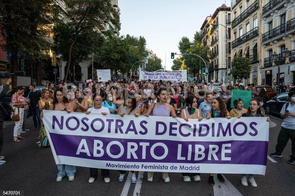 Manifestación por la despenalización del aborto, 28 de septiembre 2023 / Foto: EP