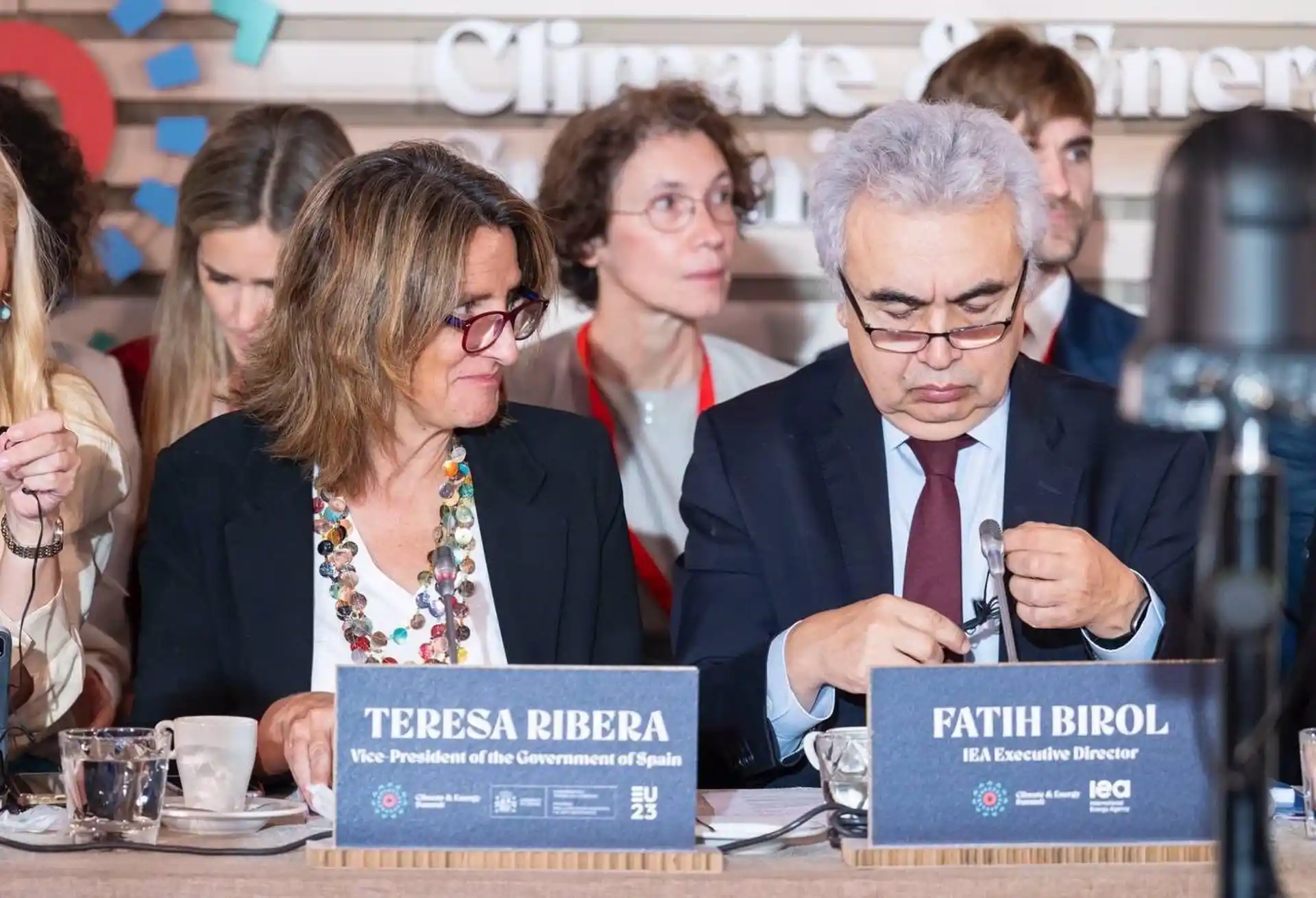 Teresa Ribera y Faith Birol, anfitriones de la Cumbre de Energía y Clima celebrada en Madrid / Foto: MITECO