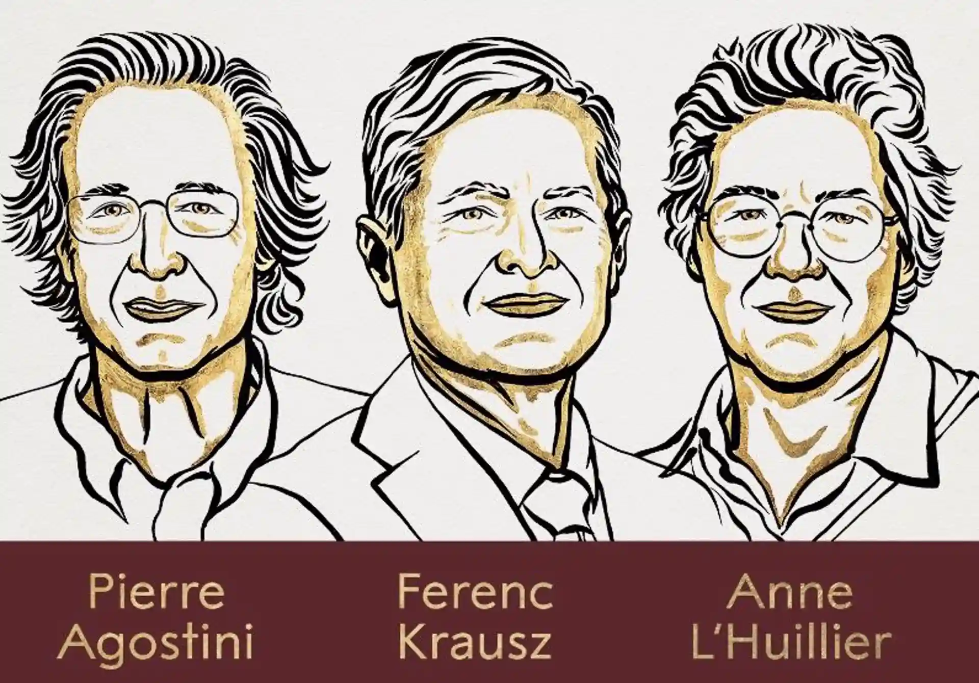 Ganadores del Nobel de Física 2023 / Imagen: EP