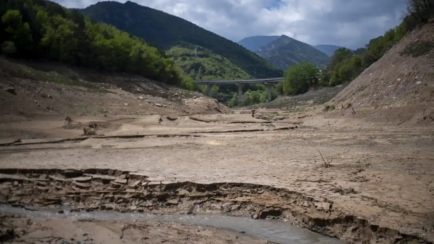 Sequía, el pantano de La Baells en Catalunya, julio 2023 / Foto: EP