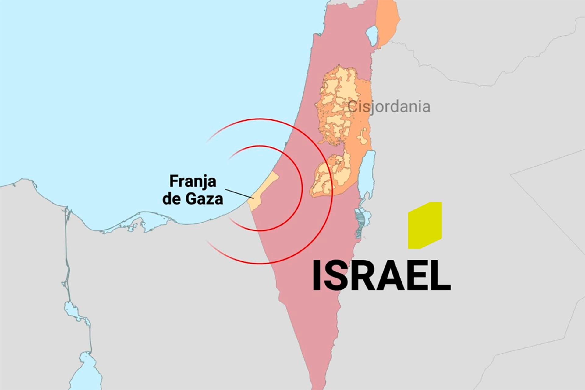 La guerra de Israel y Hamás, en mapas