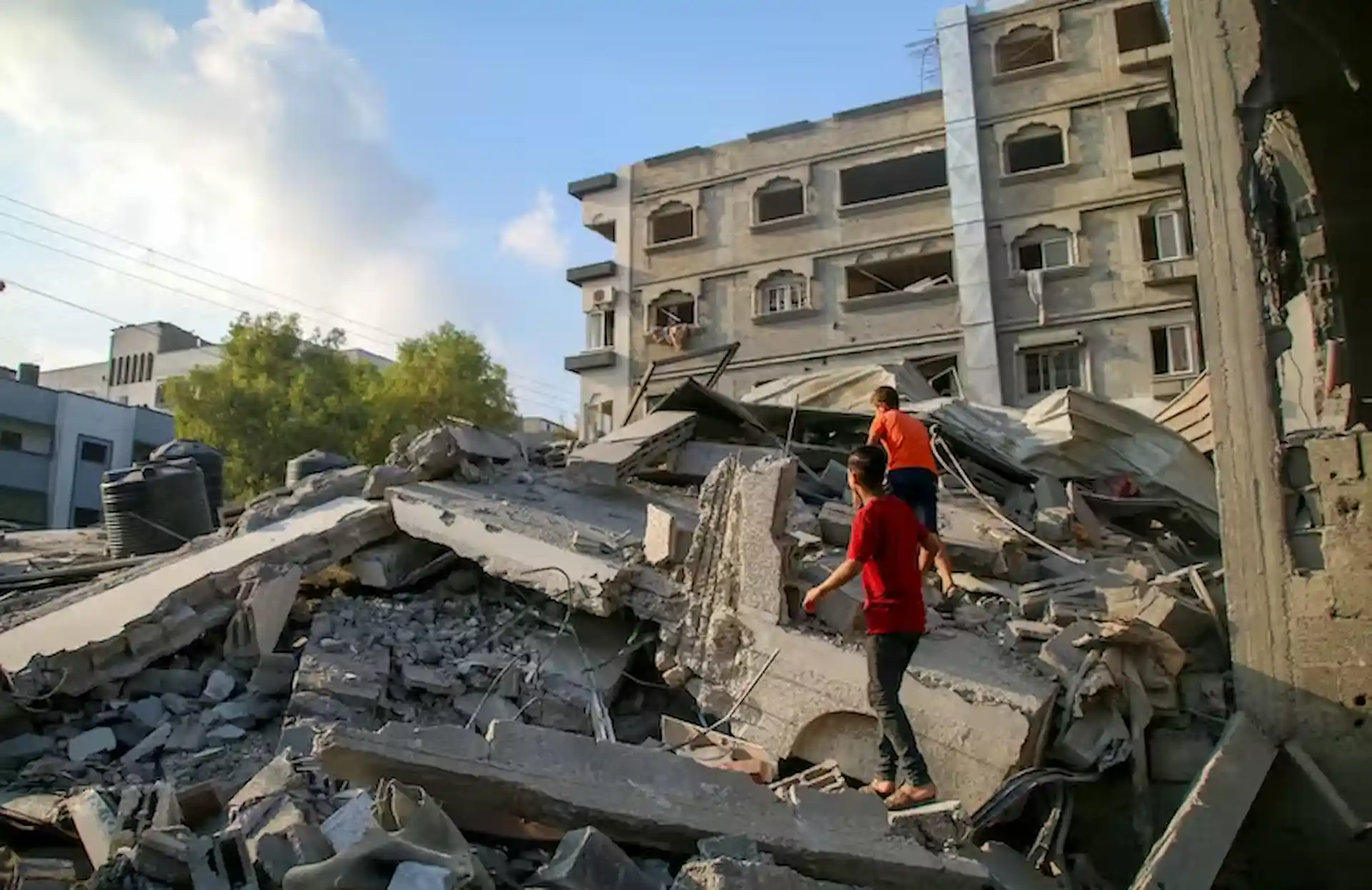Las partes beligerantes tienen el deber de minimizar las víctimas civiles. ¿Es ilegal el bombardeo de Gaza? / Foto: The Conversation