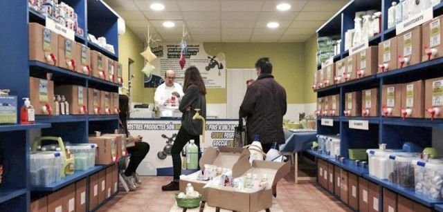 Una de las tiendas de Goccia Verde en Barcelona / Foto: Goccia Verde