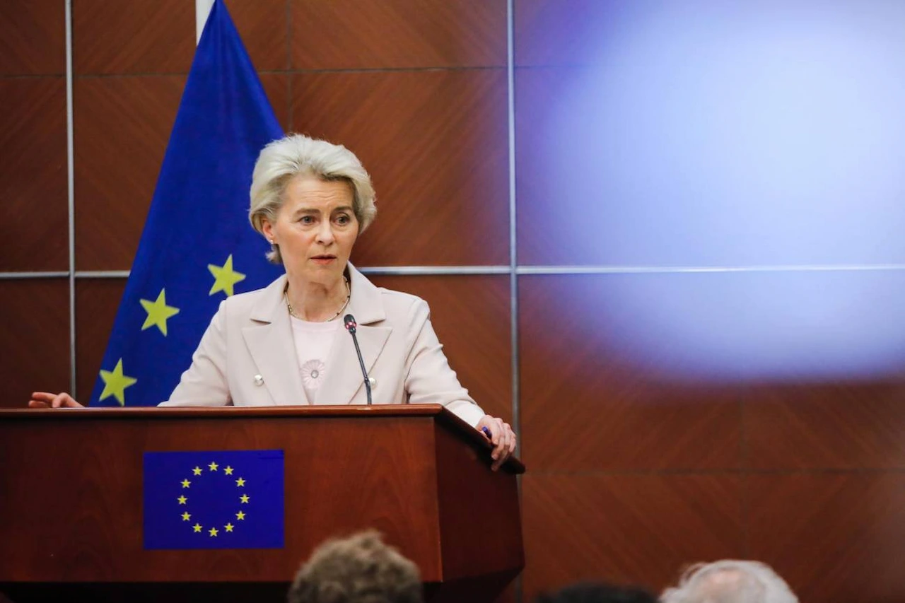 La primera ley de inteligencia artificial en el mundo. La presidenta de la Comisión Europea, Ursula von der Leyen / Foto: SINC