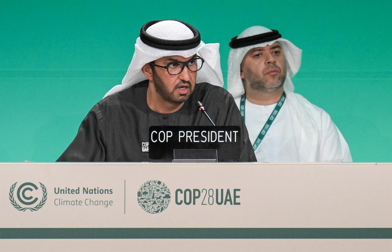 El presidente de la COP28, el sultán al-Jaber / Foto: Hannes P. Albert - EP