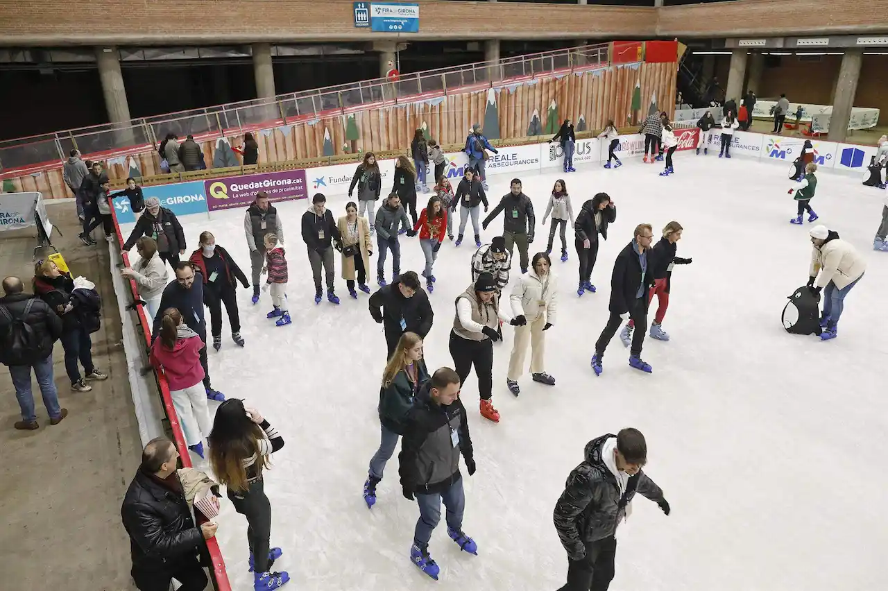 Imagen de la última edición de la pista de hielo de Fira de Girona / Foto: Fira de Girona