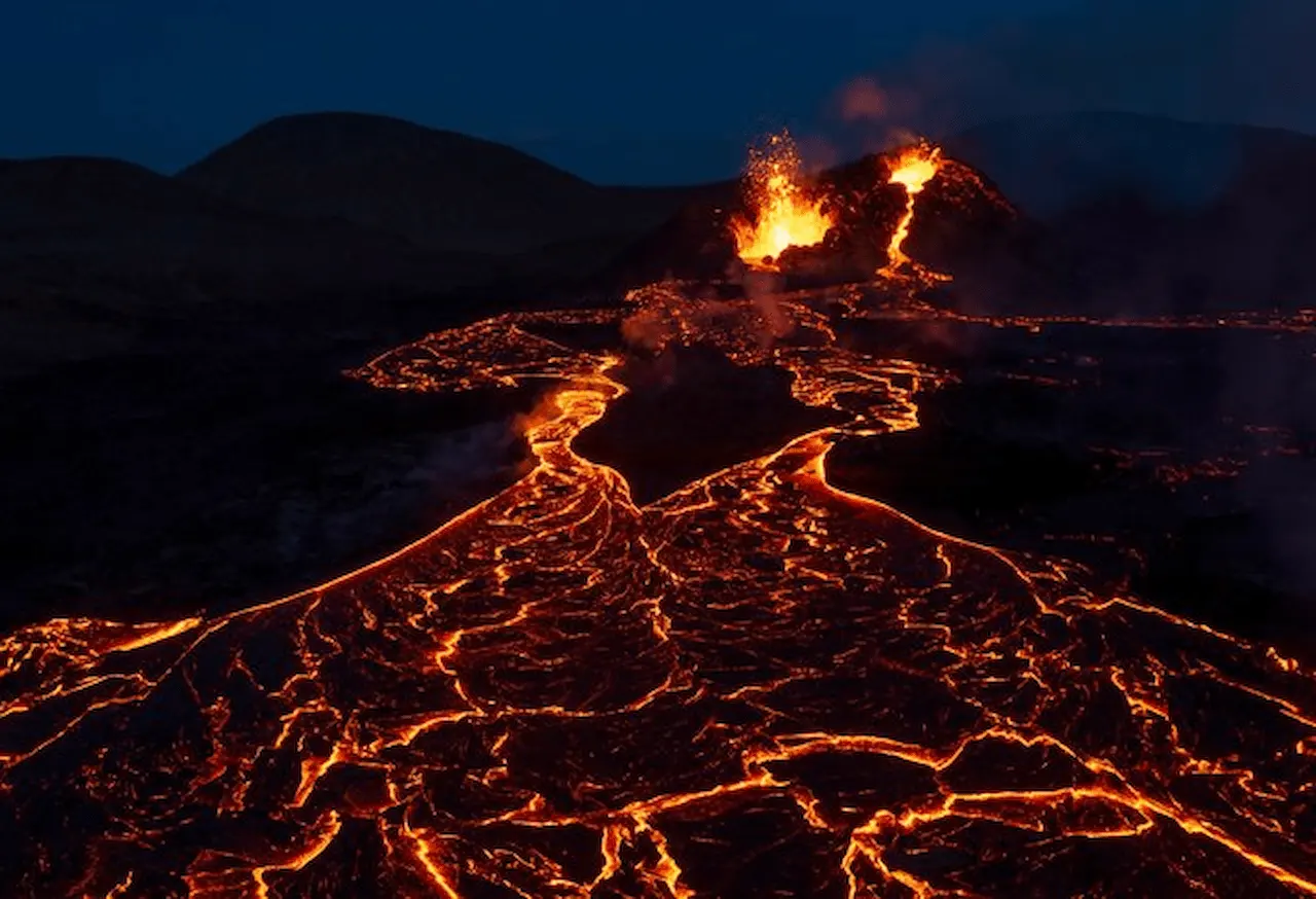 Erupción del volcán Grindavík (Islandia) / Foto: EP