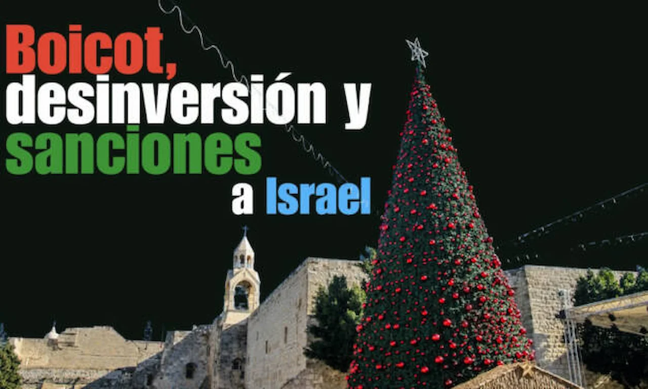 'BDS' Boicot Desinversion Sanciones a Israel / Imagen: Ecologistas en Acción