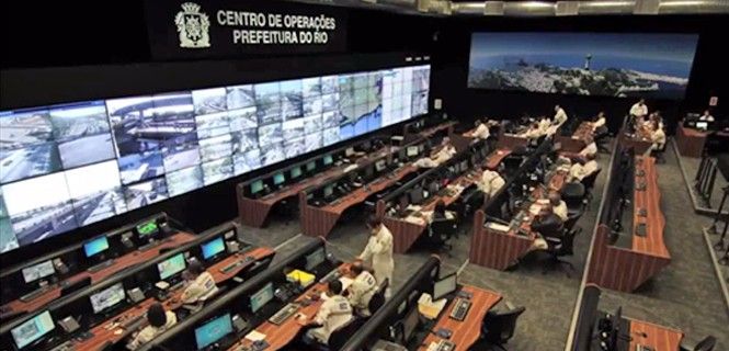 Sala de control del Centro de Operaciones de Río de Janeiro / Foto: IBM