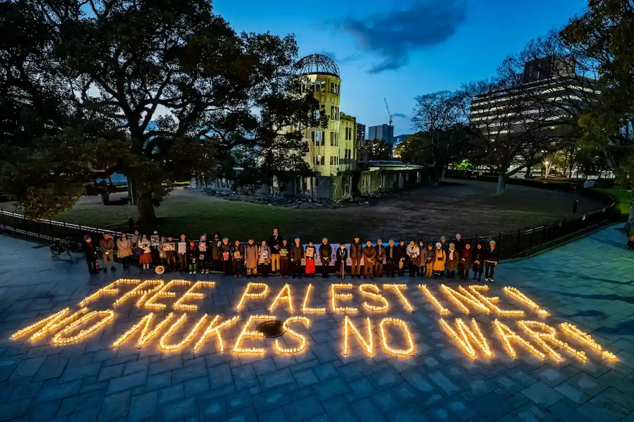 Un mensaje al mundo hoy desde Hiroshima en el tercer aniversario de la entrada en vigor del Tratado para la Prohibición de Armas Nucleares (TPAN) / Foto: Alianza por el Desarme Nuclear