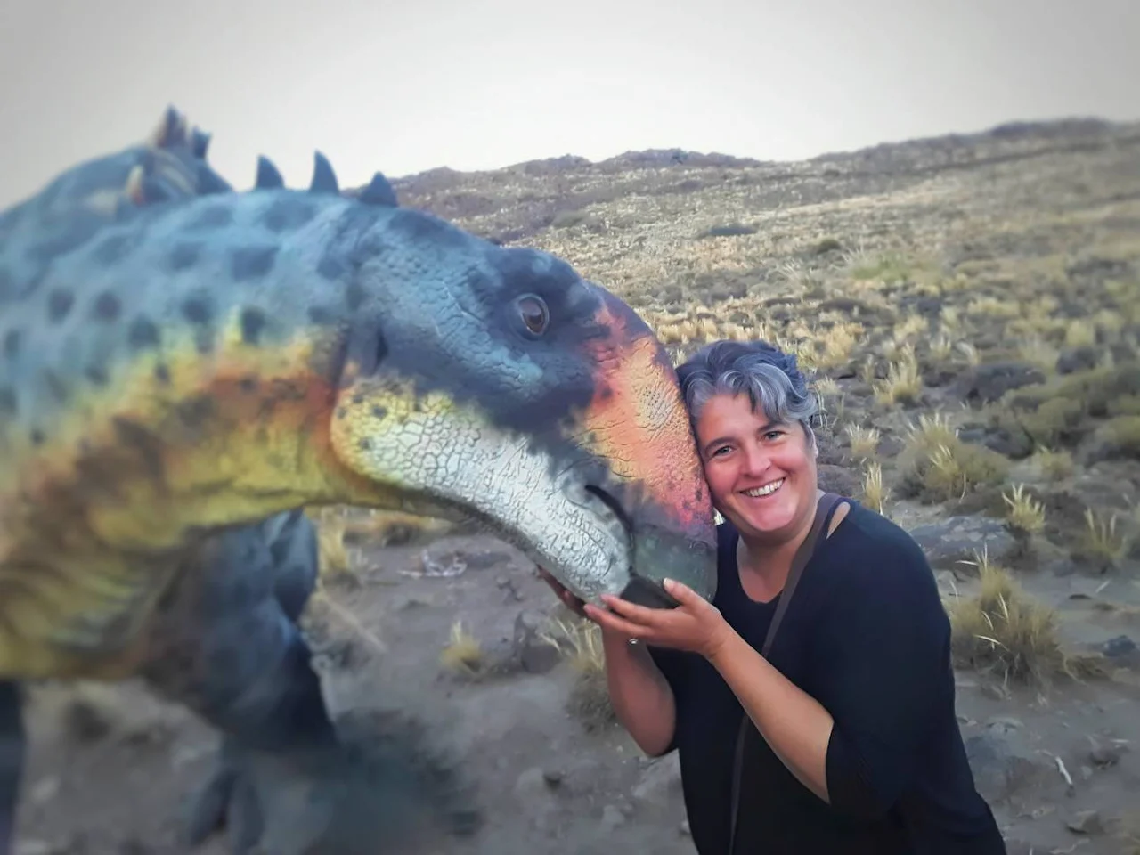 Morfología craneal y endocraneal de dinosaurios y otros reptiles extintos. La paleontóloga argentina Ariana Paulina Carabajal / Imagen: SINC