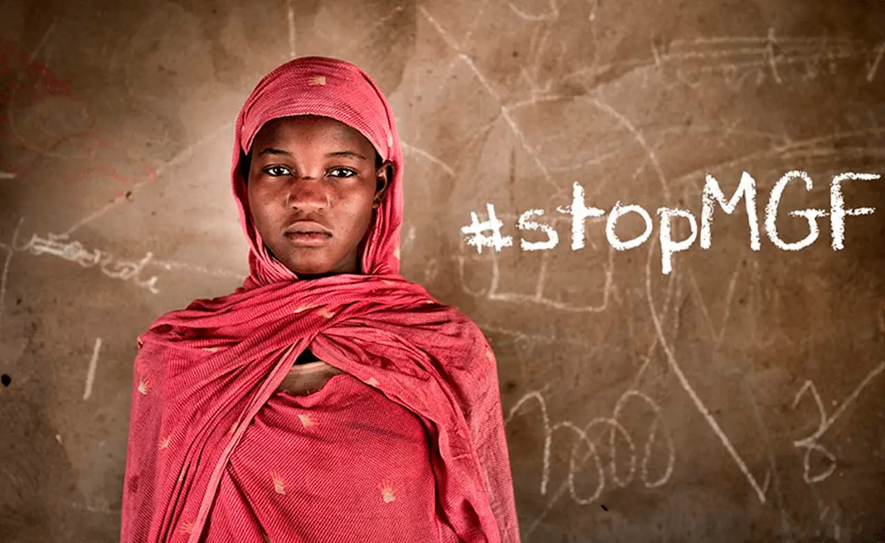 #StopMGF Stop Mutilación Genital Femenina. 200 millones de niñas y mujeres han sufrido mutilación genital femenina / Foto: Unicef