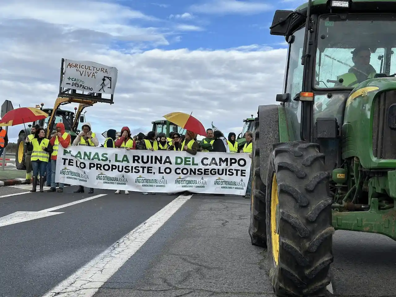 Manifestaciones y protestas de los agricultores / Foto: EP