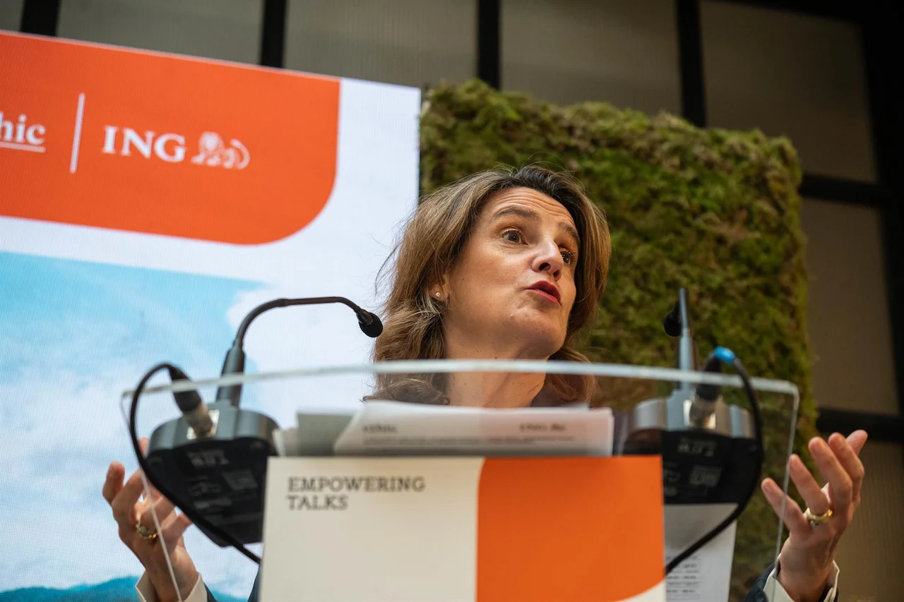 Teresa Ribera defiende las acciones contra el cambio climático / Foto:  Matias Chiofalo - EP