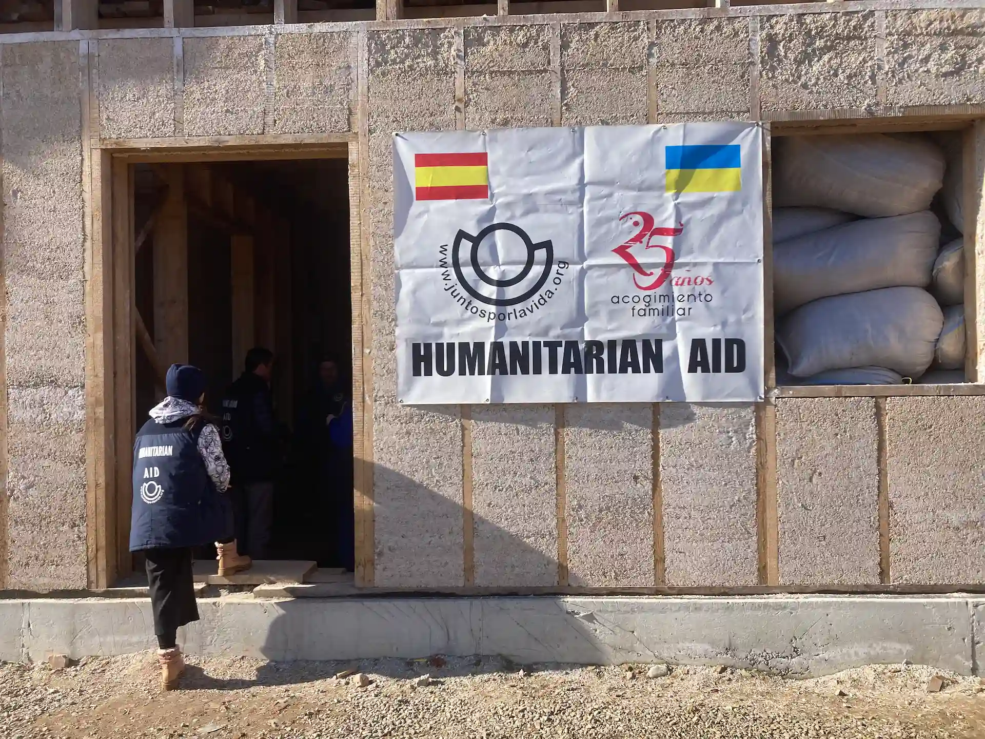 Un centro de ayuda humanitaria de la organización AID en Leópolis, de los muchos que hay en todo el territorio de Ucrania / Foto: AG - EA