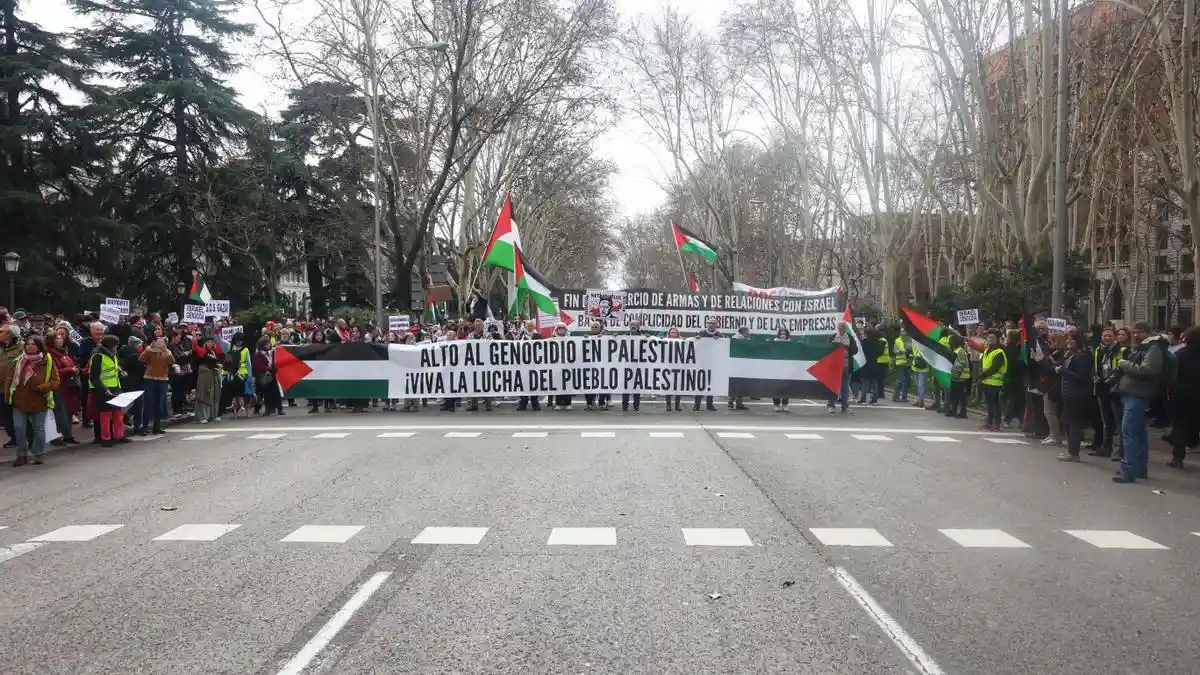 Manifestación en diversas ciudades de España contra el genocidio en Palestina / Foto: EP