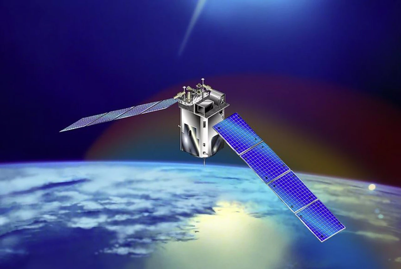 El orbitador TIMED de la NASA que estuvo a punto de colisionar con el satélite ruso Cosmos 2221. Alerta de colisión entre dos satélites / Foto: NASA
