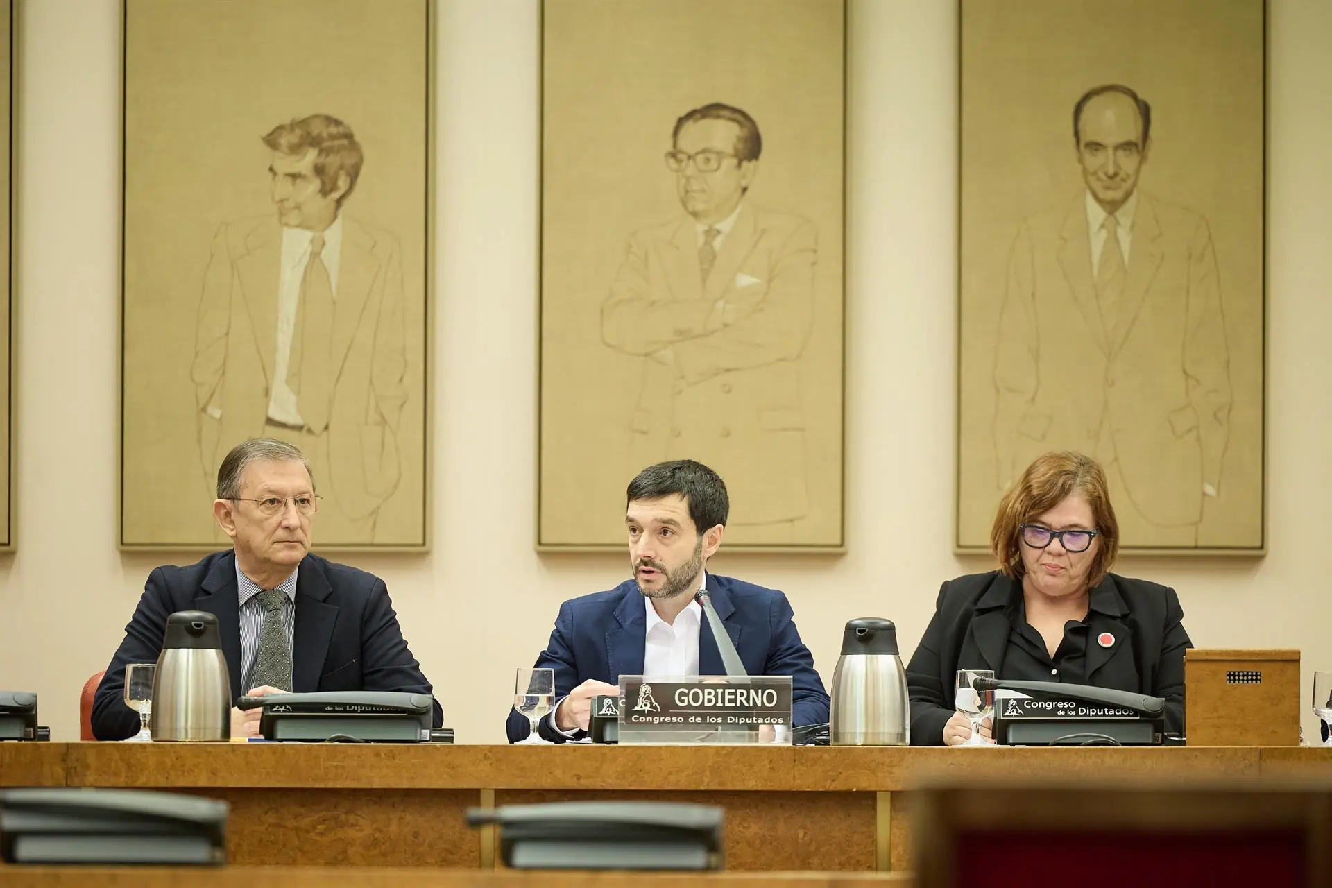 El ministro de Derechos Sociales, Consumo y Agenda 2030, Pablo Bustinduy, en el Congreso / Foto: EP