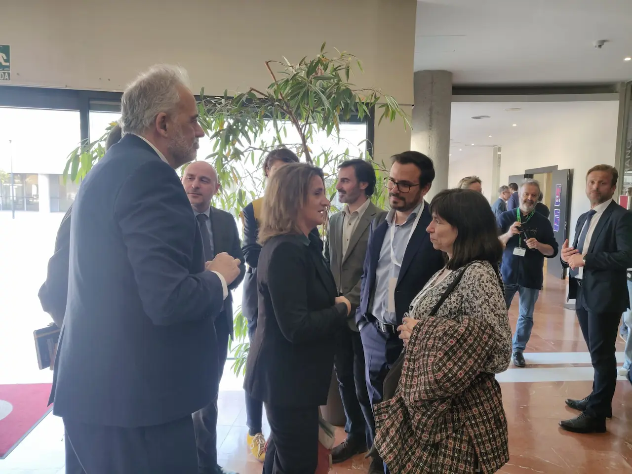 Teresa Ribera en la inauguración de las jornadas 'Growth vs Climate Conference 2024' del centro ICTA de la Universitat Autònoma de Barcelona. Se han sobrepasado 6 de los 9 límites planetarios / Foto: ICTA-UAB