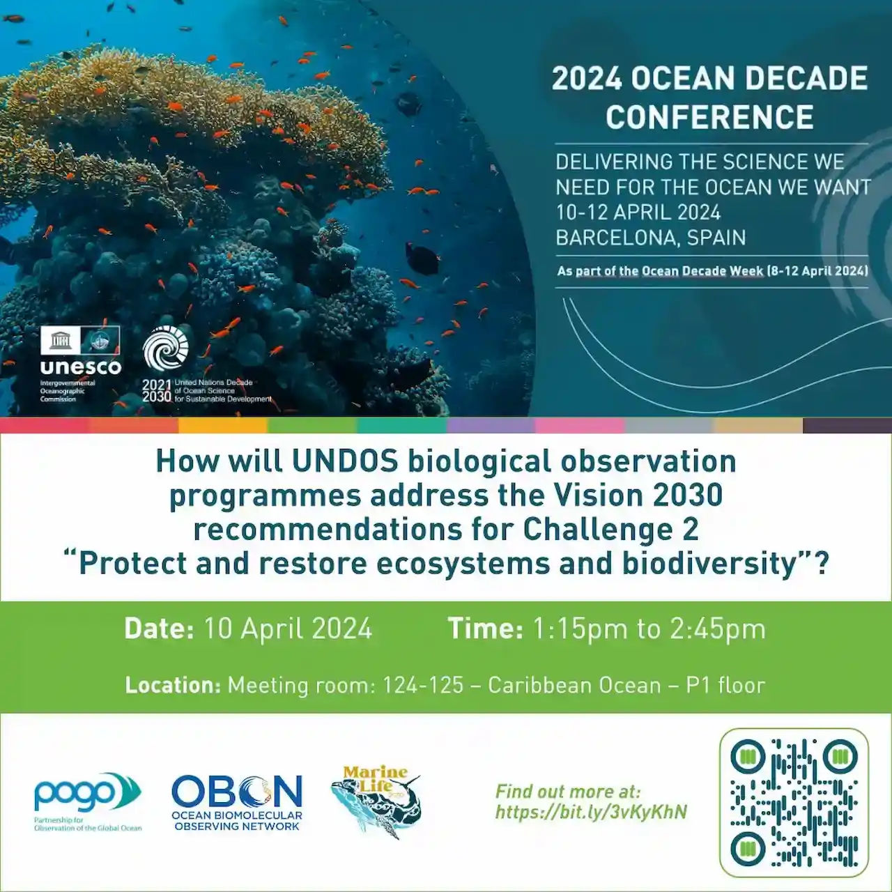 La Conferencia de la Década de los Océanos 2024 se celebra en Barcelona / Imagen: UNESCO