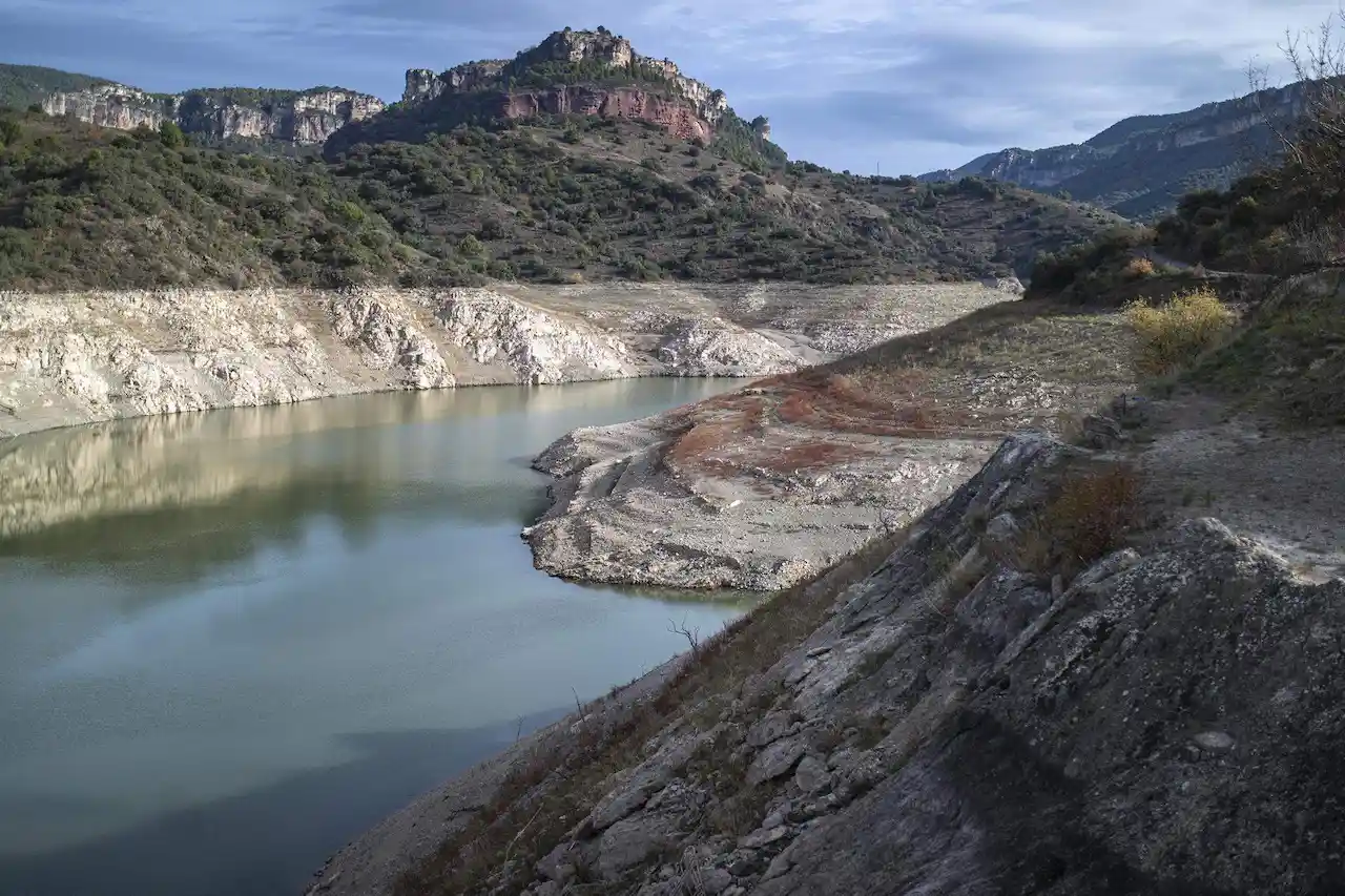 Vista del pantano de Siurana, a 24 de noviembre de 2022, en Barcelona, Catalunya (España) / Foto: EP