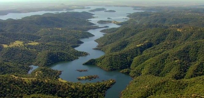 Una espectacular vista aérea que ofrece el film / Foto: Wanda Visión