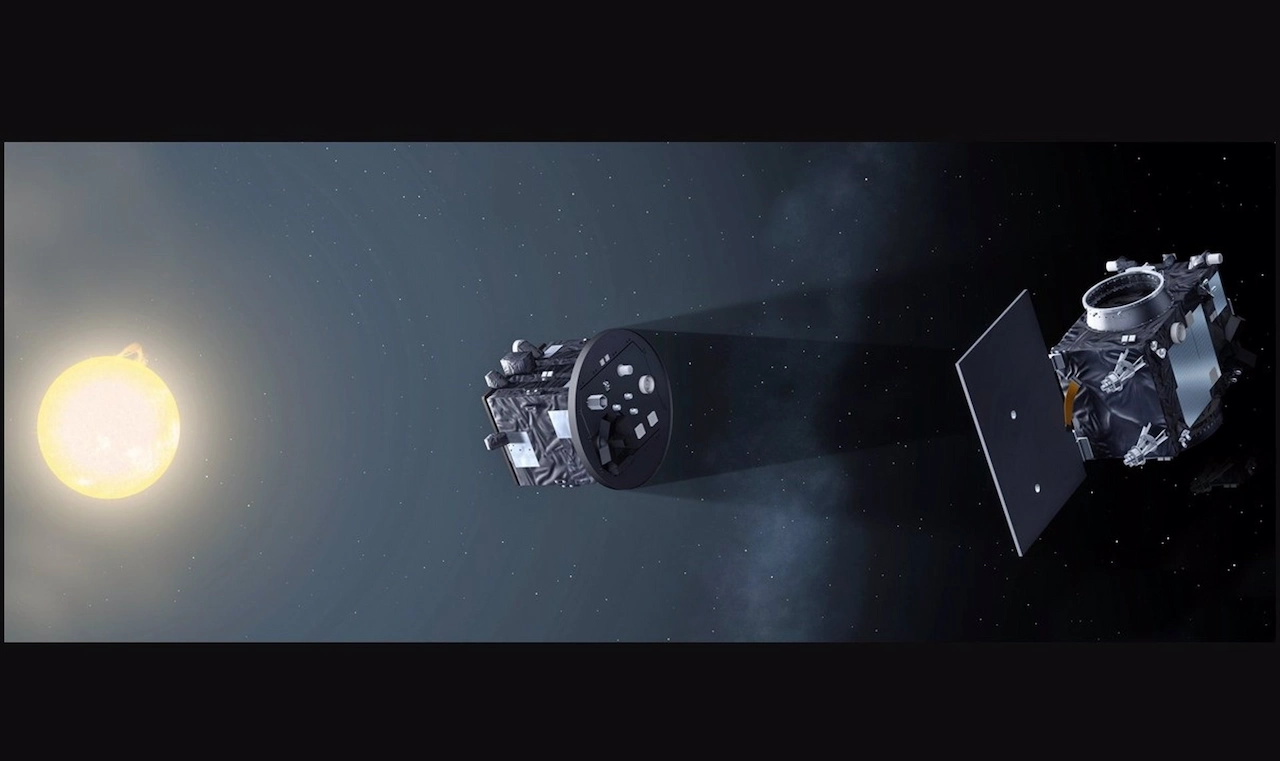 La misión Proba 3 de la ESA podrá simular eclipses / Imagen: ESA