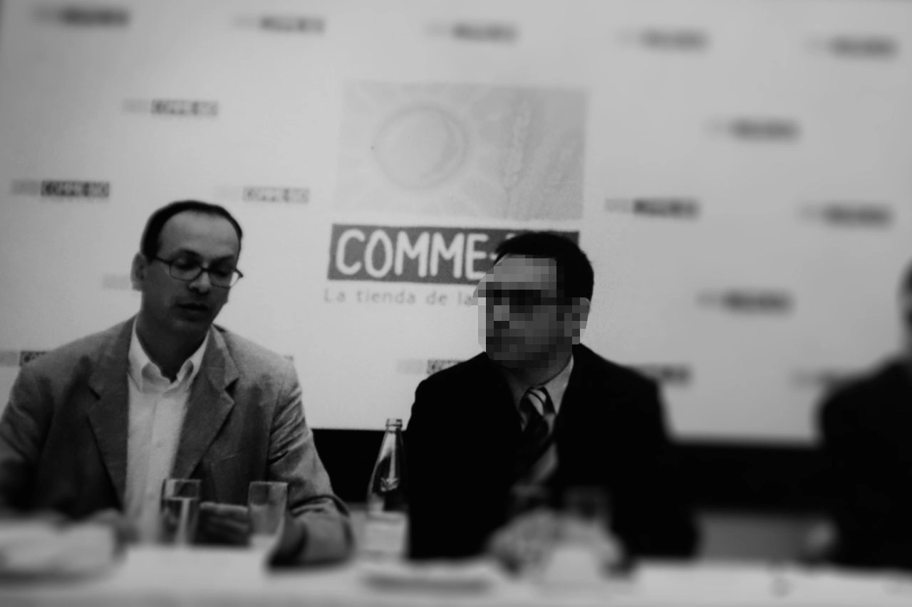 Juan Picazos en la presentación de un acto de la cadena de tiendas y restaurantes Comme Bio / Foto: FA Juan Picazos en la presentación de un acto de la cadena de tiendas y restaurantes Comme Bio / Foto: FA