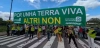 Manifestación en Palas de Rei (Lugo), en contra de la construcción de una macrofábrica de celulosa / Foto: Ecologistas en Acción