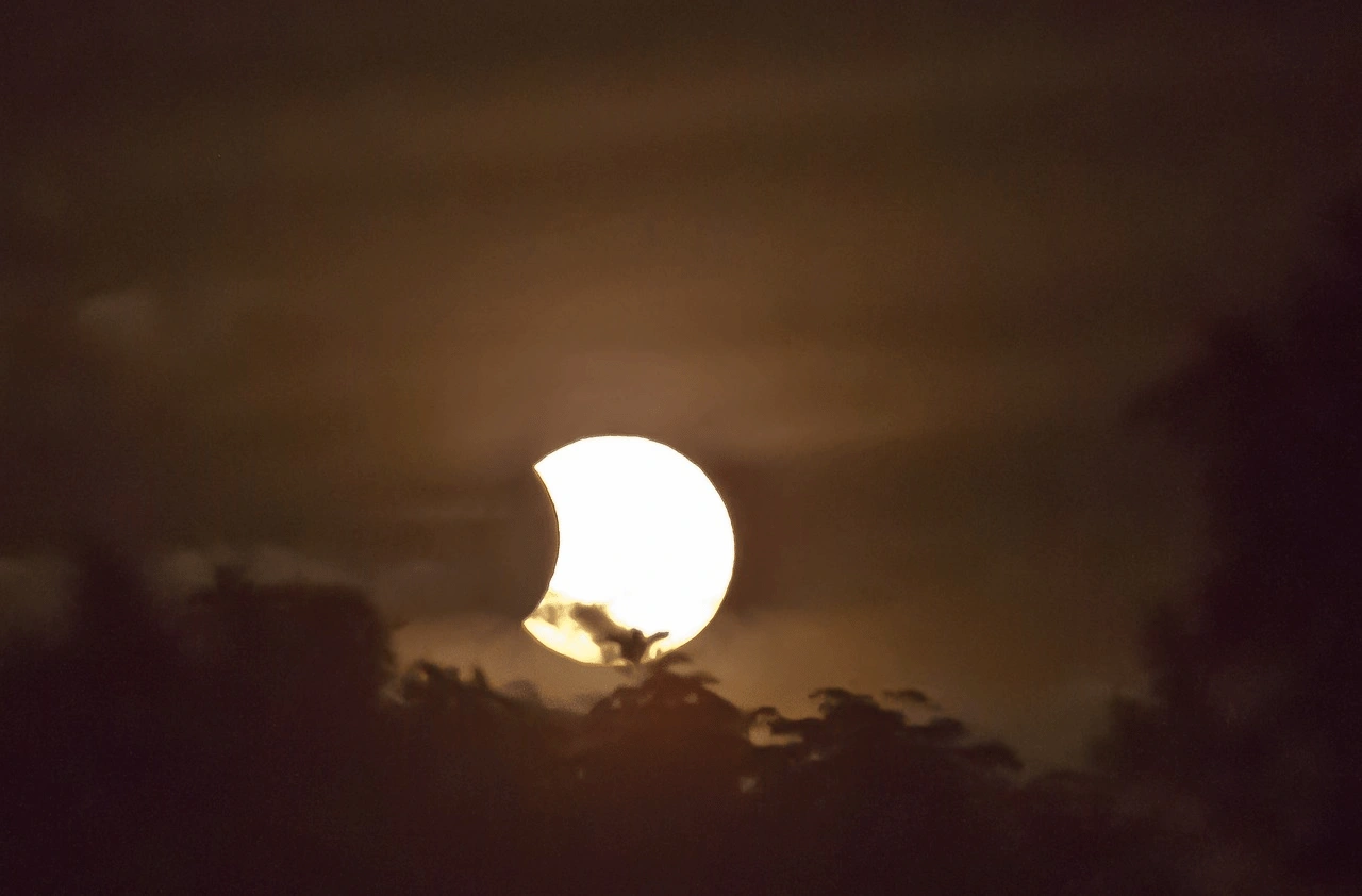 Eclipse solar parcial / Imagen: PB