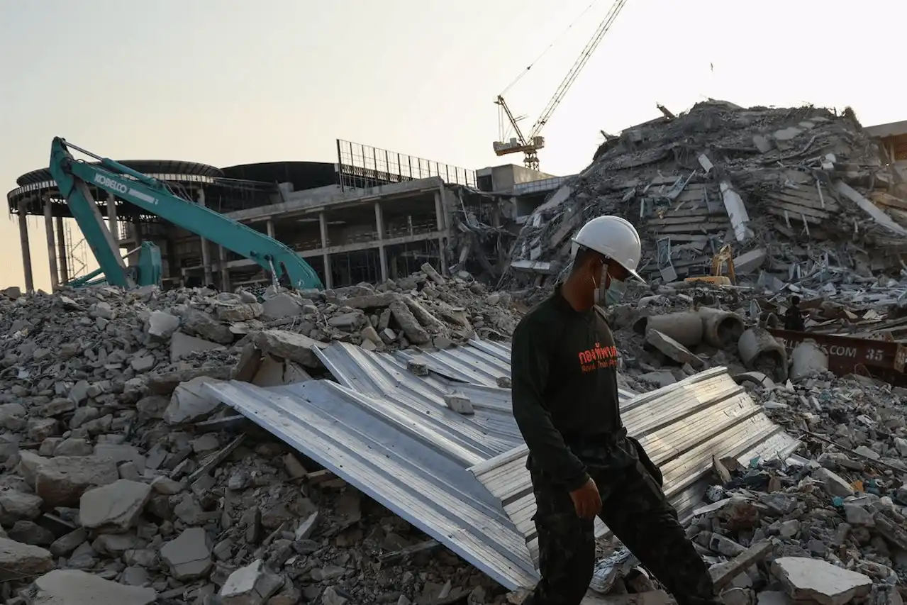 Consecuencias del terremoto de 7,7 en Birmania y Tailandia / Foto: EP