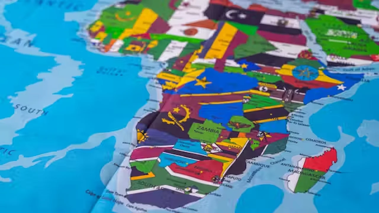 Las citas electorales del África subsahariana. Banderas del continente africano / Imagen: The Conversation