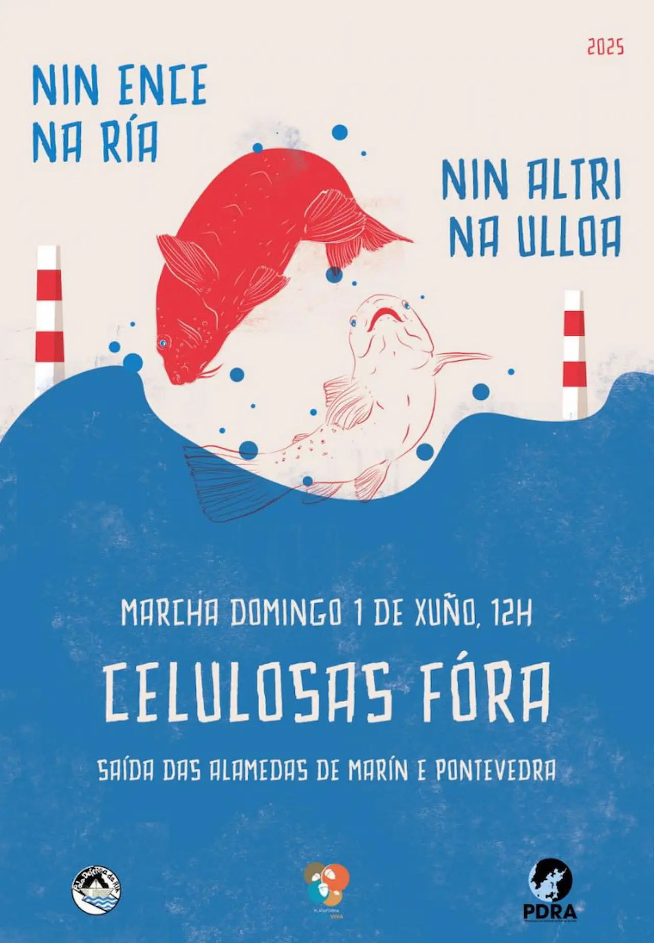 'Marcha contra as celulosas', “Nin ENCE na ría, nin ALTRI na Ulloa”