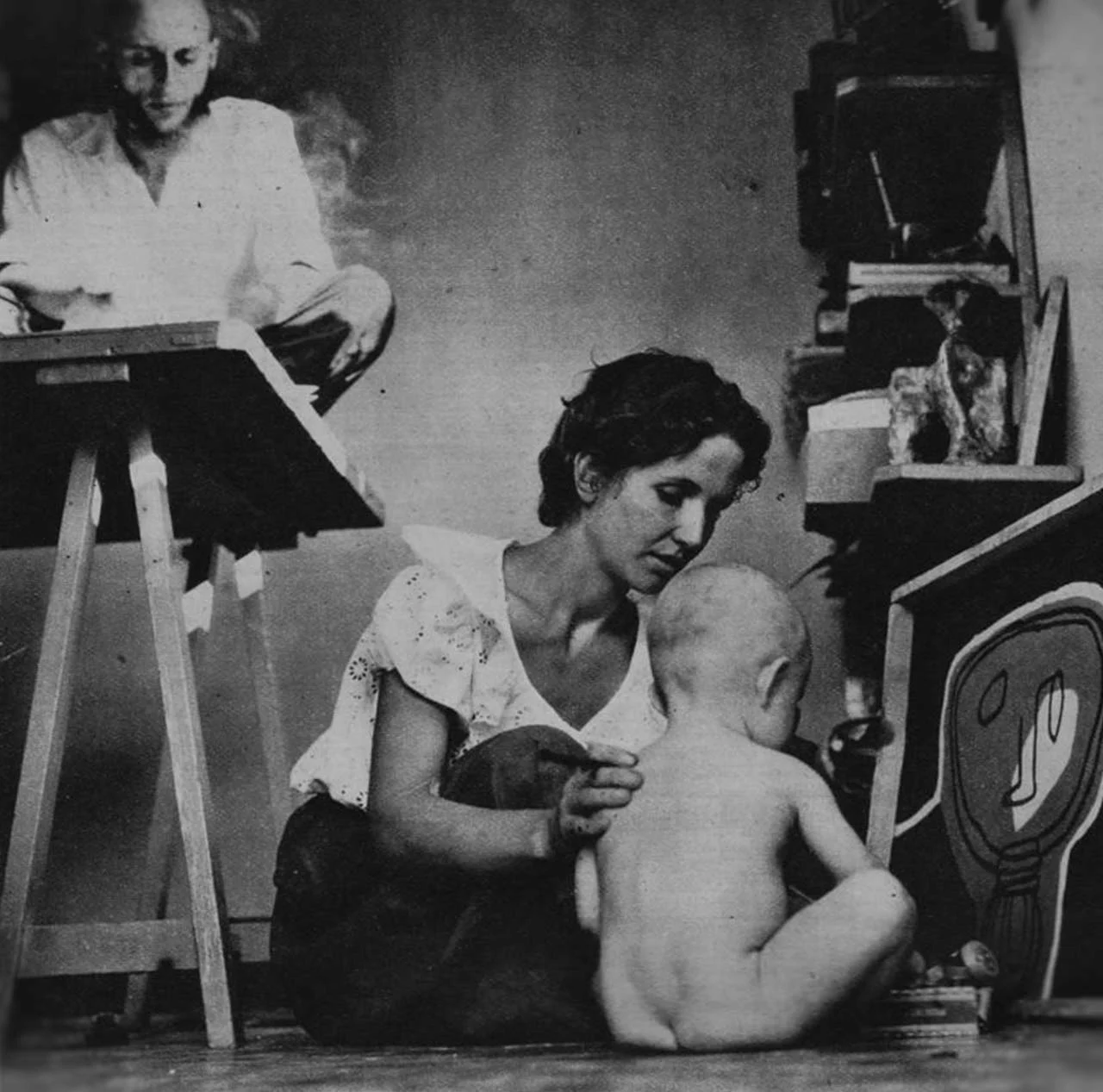 Fernande Dalézio y su hija Ester / Foto: Biblioteca Nacional de Uruguay Fernande Dalézio y su hija Ester / Foto: Biblioteca Nacional de Uruguay