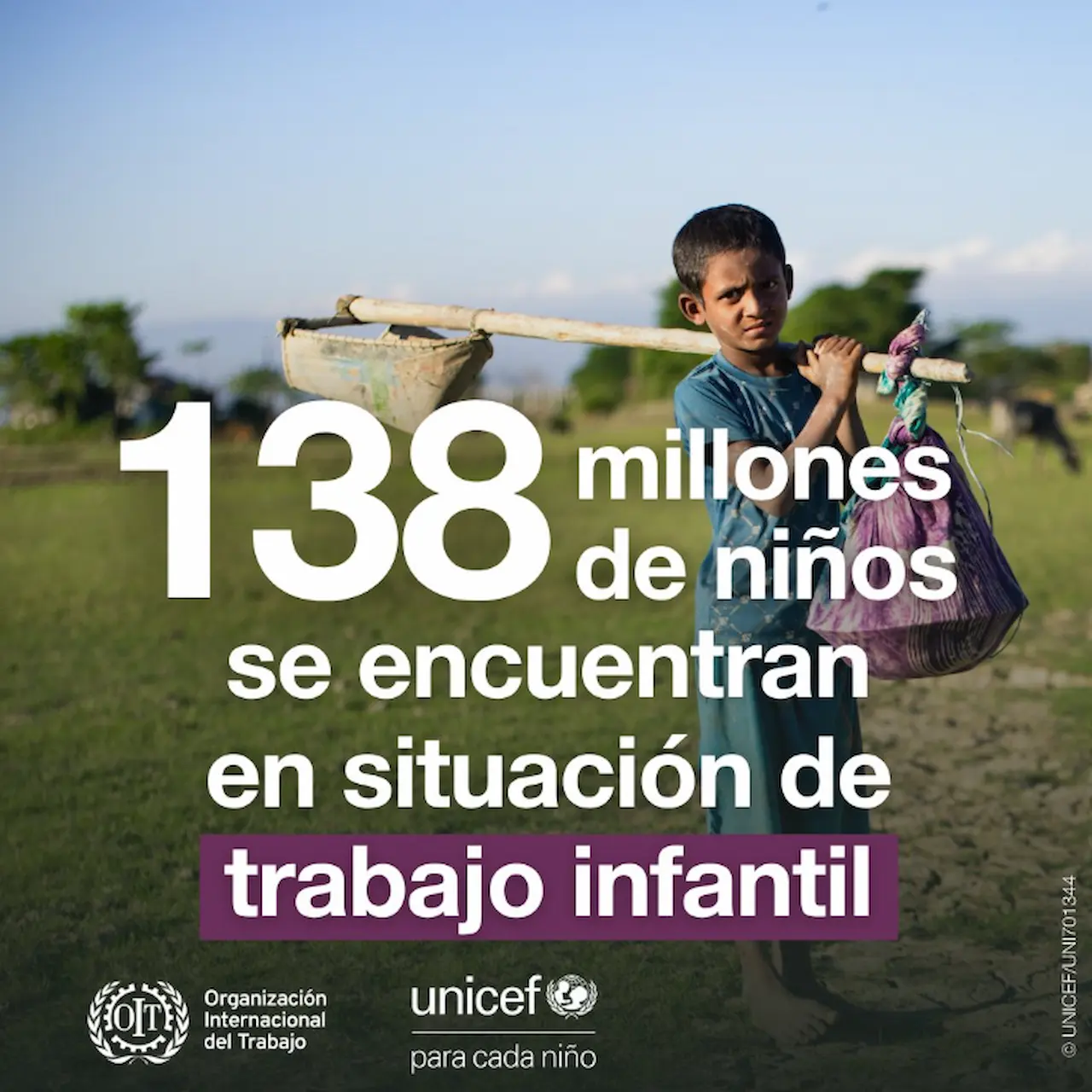 Día Mundial contra el Trabajo Infantil / Foto: OIT-UNICEF