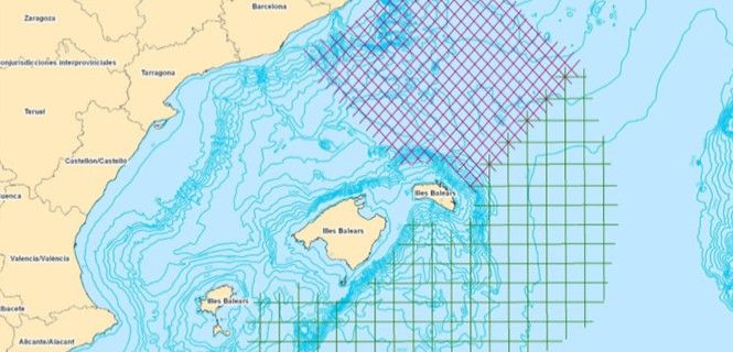 Áreas del Mediterráneo de sondeos acústicos / Fuente: Spectrum