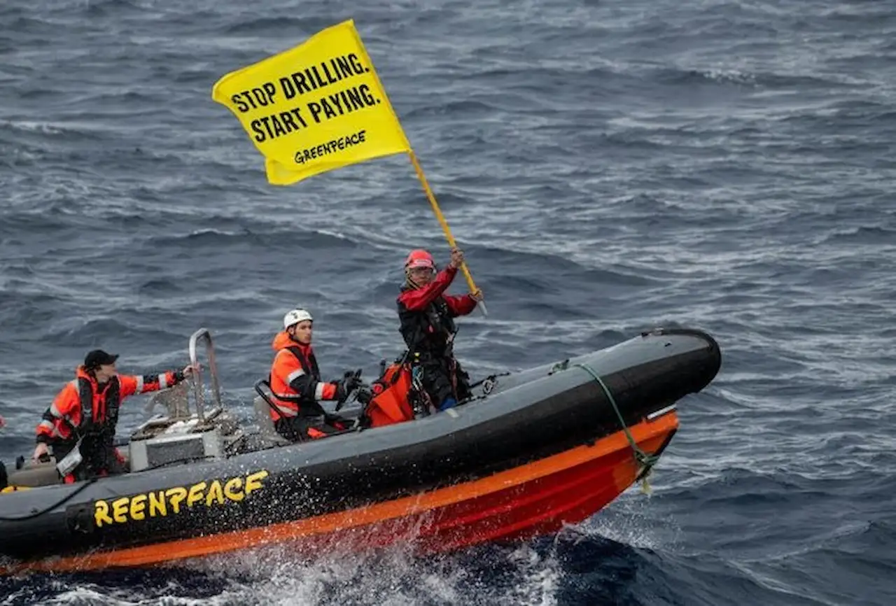 Campaña 'El que acontamina paga' de 'Polluters Pay Pact'. Combustibles fósiles / Foto: Greenpeace