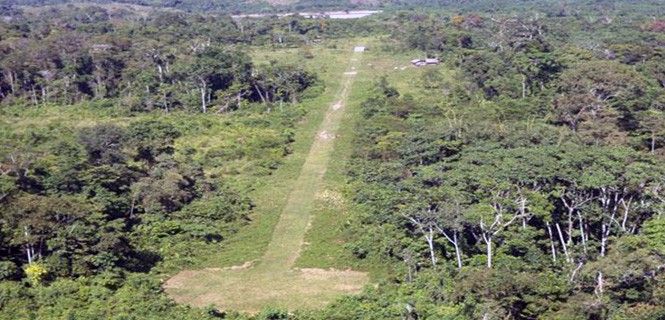 Una pista de aterrizaje clandestina / Foto: RPP-Elen Gargat