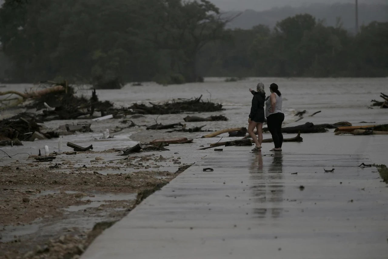 Inundaciones en Texas, EE UU, causadas por la crecida del río Guadalupe / Foto: EP